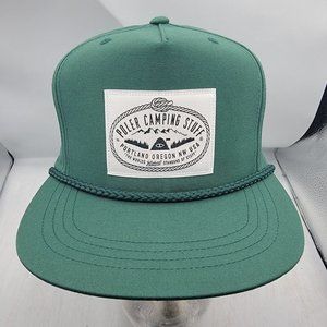 Poler Camping Stuff Golf Hat Green Outdoors Casual Lightweight